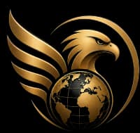 The ANADANI GROUP emblem: a golden eagle with outstretched wings above a globe