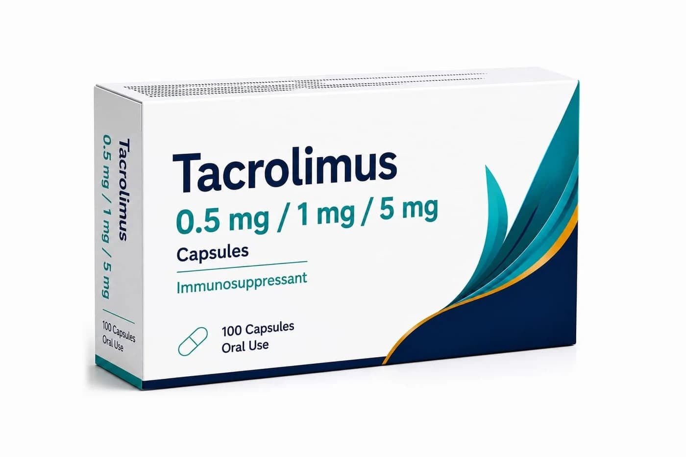 Tacrolimus 0.5 mg / 1 mg / 5 mg by ELYNVORA