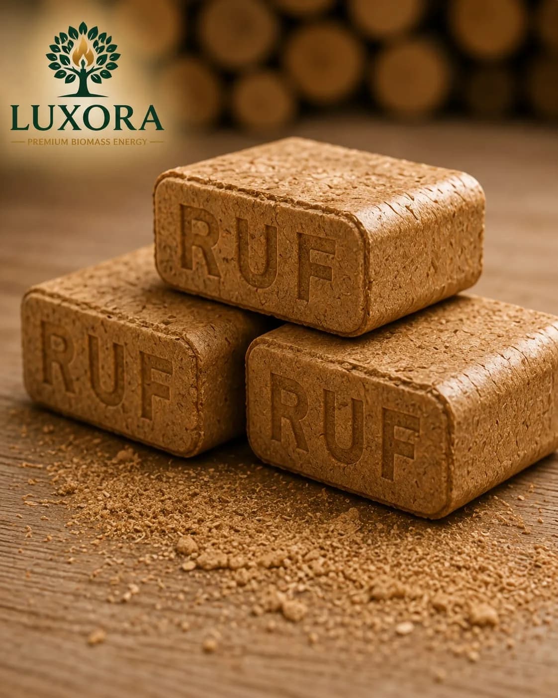 RUF Hardwood Briquettes by LUXORA