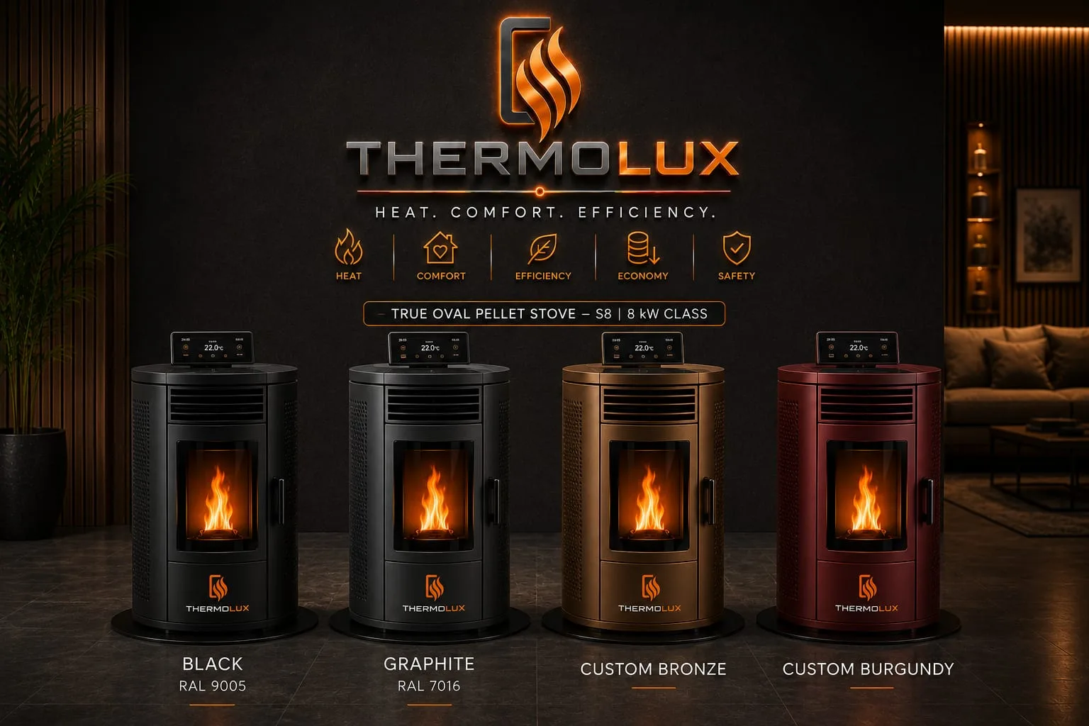 True Oval cabinet by THERMOLUX